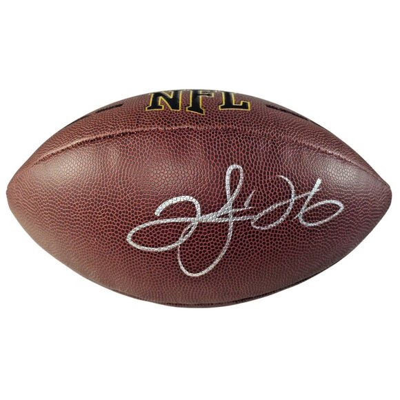 Clinton Portis Denver Broncos Signed NFL Football Proof Beckett BAS Autographed - Picture 1 of 7